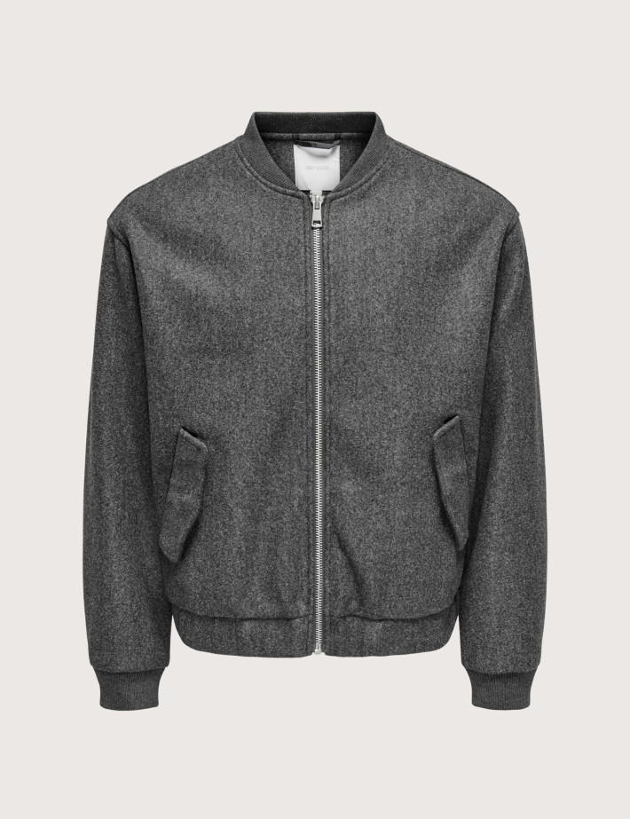 Only & Sons Bomber Homme Worf Anthracite