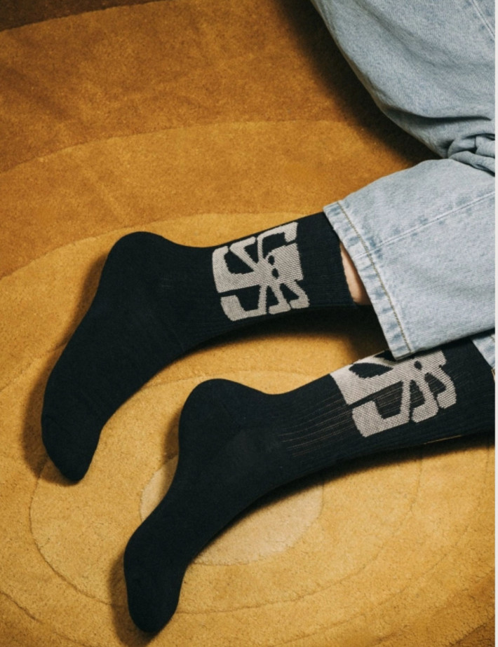 Jonsen Island Chaussettes Unisex Artist Marine - 2