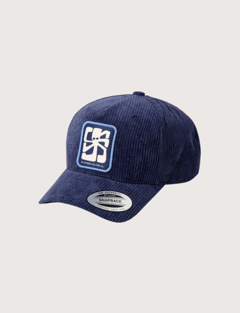 Jonsen Island Casquette Trucker Velours Côtelé The Artist Marine