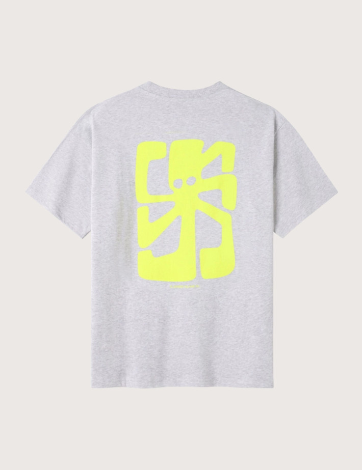 Jonsen Island T-Shirt Homme Manches Courtes Confort The Artist Gris
