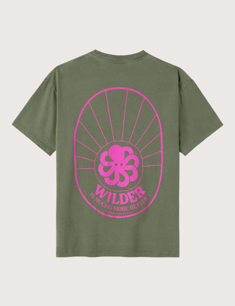 Jonsen Island T-Shirt Homme Manches Courtes Confort Mucho Better Vert