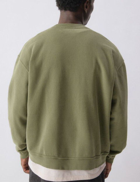 American Vintage Sweat Homme Col Rond Plizzy Pistou Vintage - 4