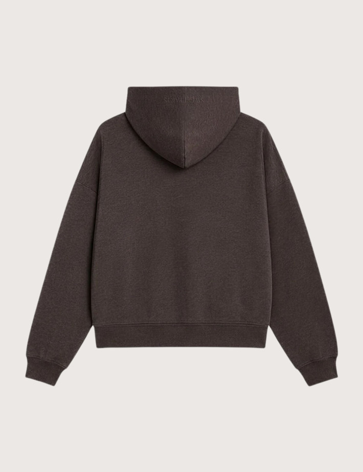 Sweat Capuche Unisex Iconic Hood Marron