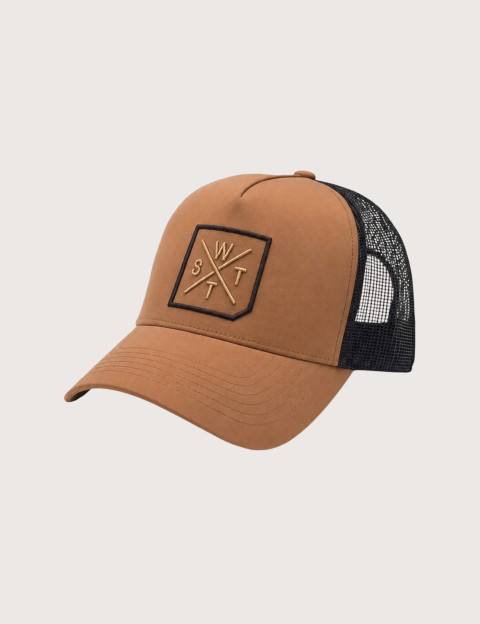 WATTS Casquette Logo Miami Noir Marron