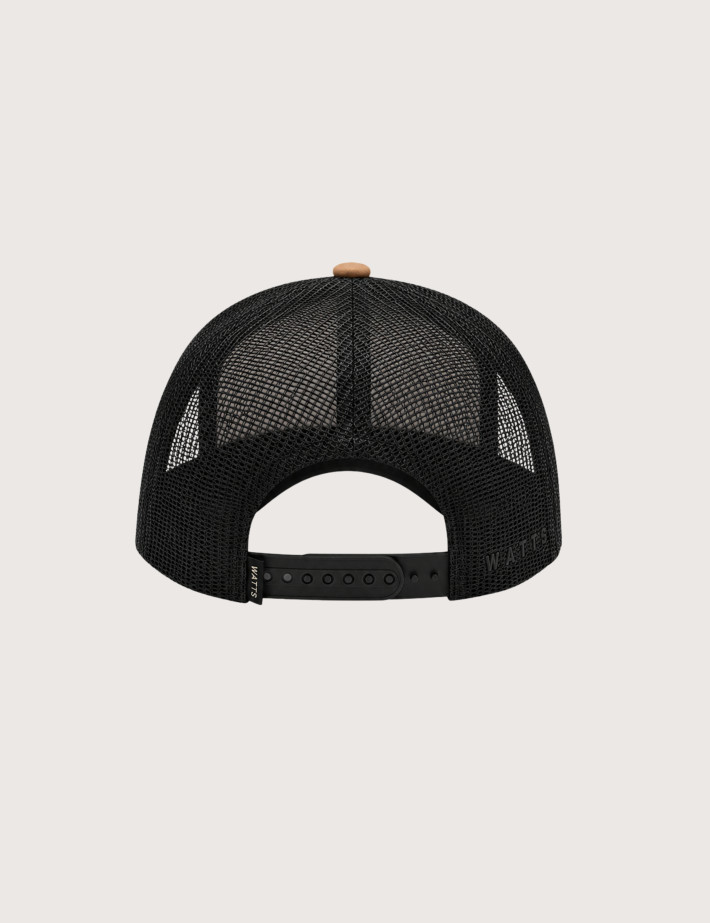 WATTS Casquette Logo Miami Noir Marron - 2