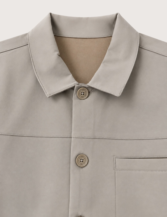 HBT BASICS DOUBLE FACE | DRISS Veste Homme Beige - 3