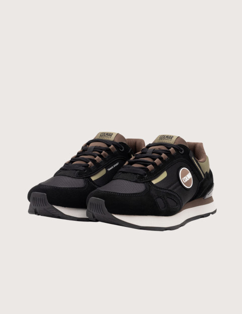 COLMAR Baskets Travis Sport Colors Noir Marron Kaki Homme - 2