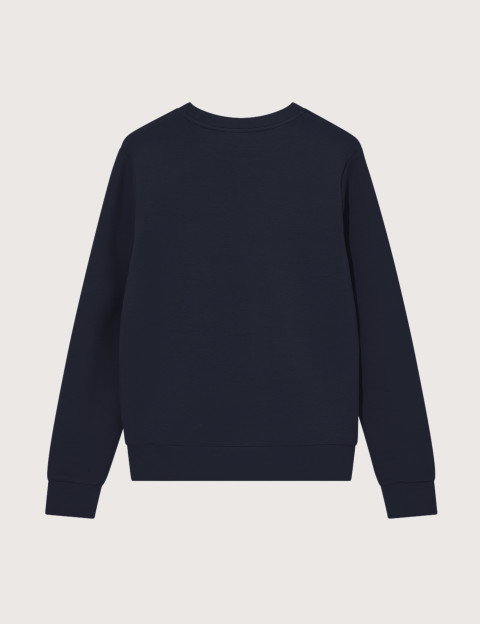 MOS MOSH Sweat Homme Col Rond Abel Mélange Marine - 2