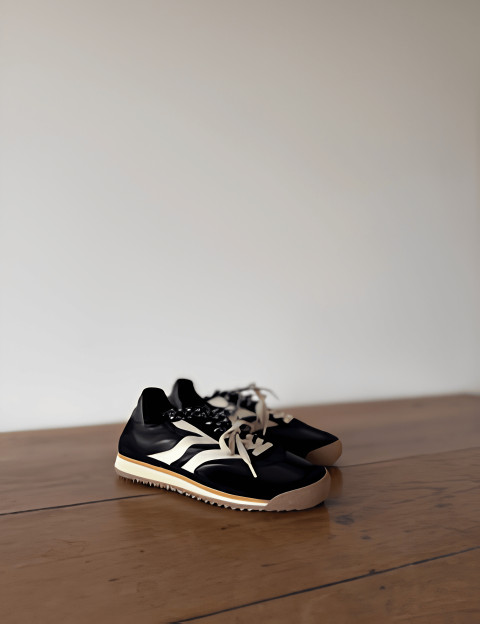 Maripé Baskets Femme Double Lacets Utah Noir - 4
