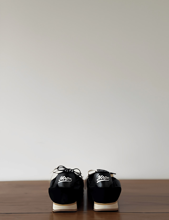 Maripé Baskets Femme Double Lacets Utah Noir - 5