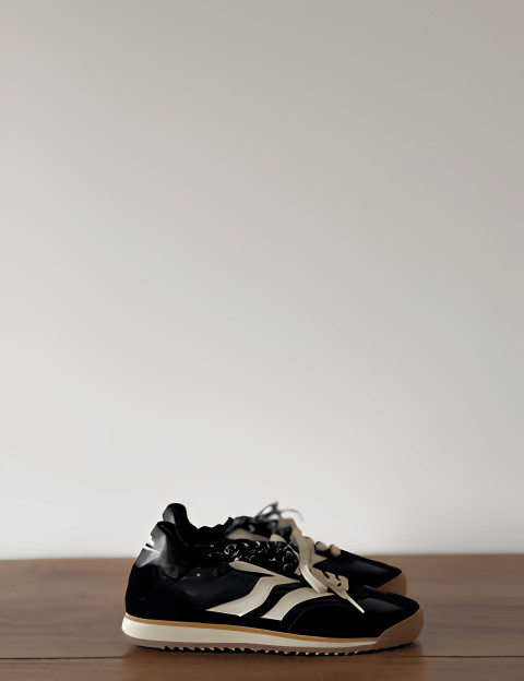 Maripé Baskets Femme Double Lacets Utah Noir - 6