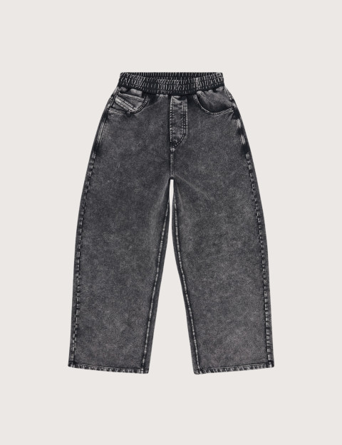 DIESEL Jean Femme Coupe Droite Noir D-Stuky 65BA