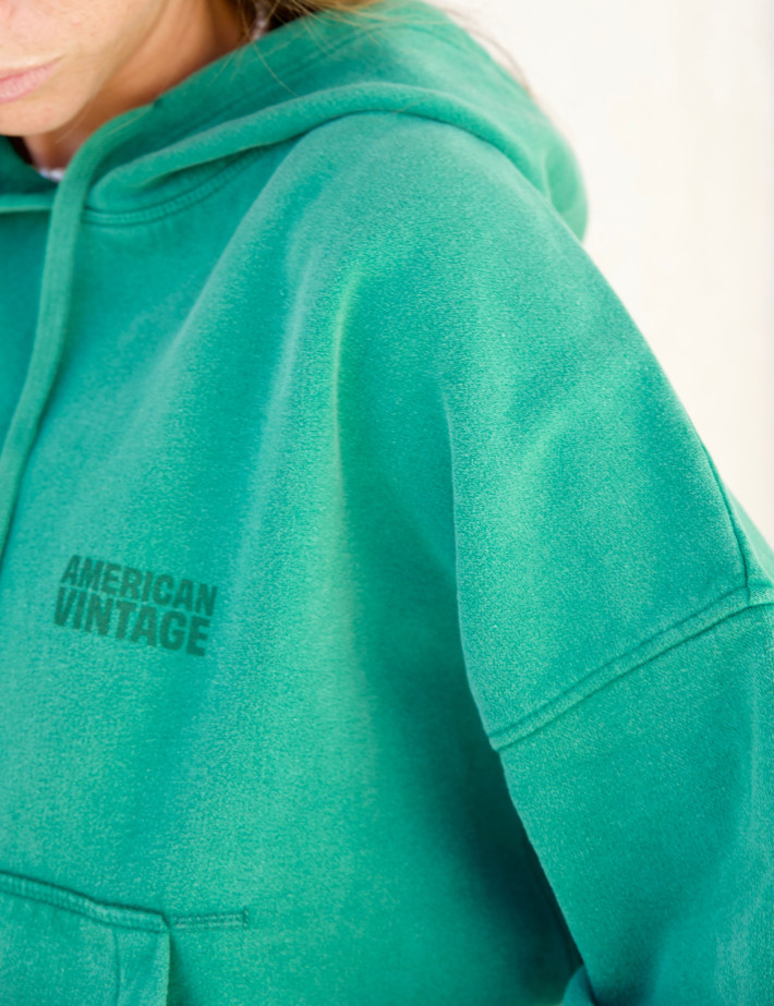 American Vintage Sweat Femme Capuche Jitbay Aneth Vintage - 3
