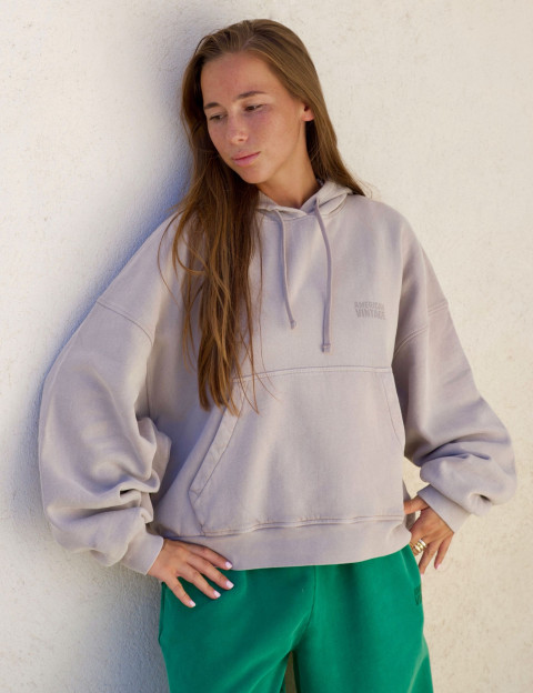 American Vintage Sweat Femme Capuche Jitbay Brumeux Vintage - 8