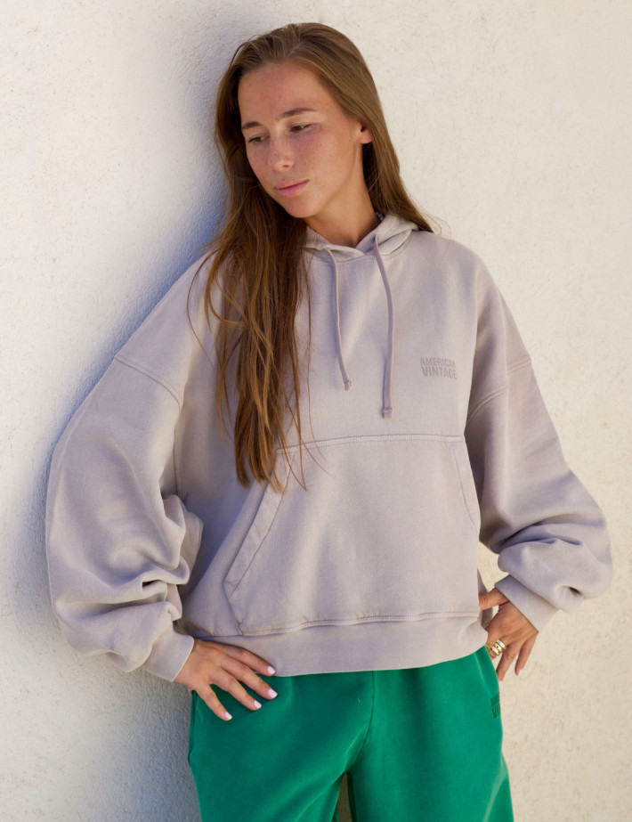 American Vintage Sweat Femme Capuche Jitbay Brumeux Vintage - 8