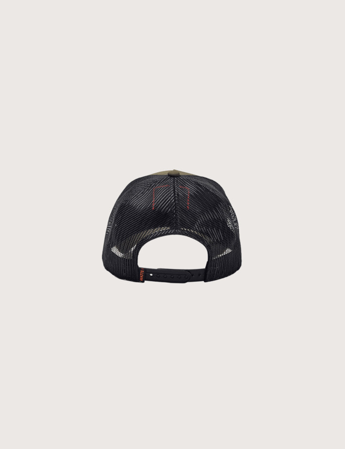 WATTS Casquette Logo Miami Kaki Orange Fluo - 5