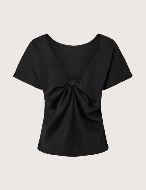 PIECES Haut Femme Manches Courtes Evelyn Noir - 2