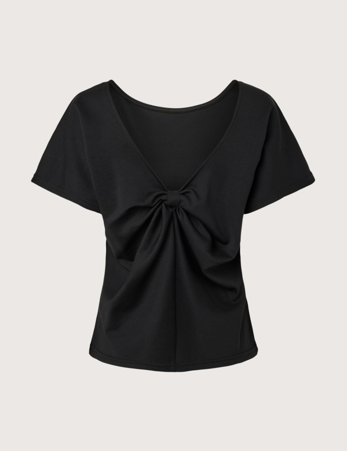 PIECES Haut Femme Manches Courtes Evelyn Noir - 2