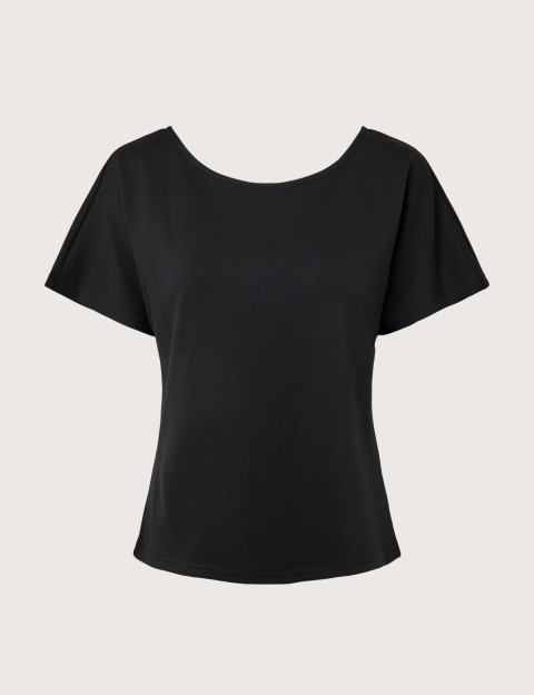 PIECES Haut Femme Manches Courtes Evelyn Noir