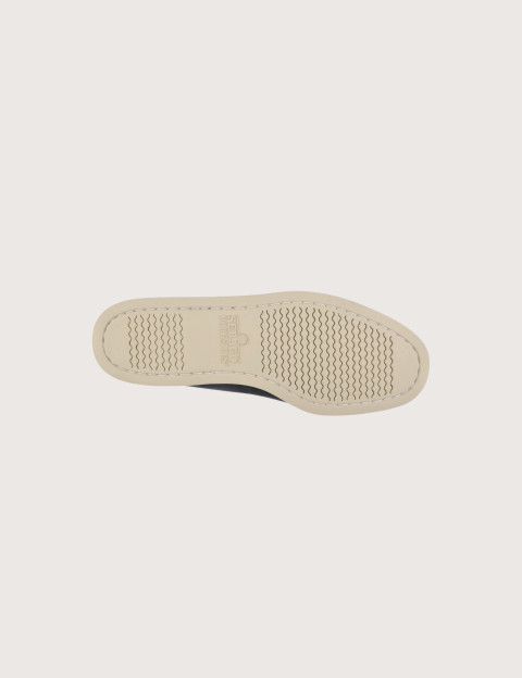 Sebago Chaussures Docksides Portland Nubuck Bleu Universe - 3