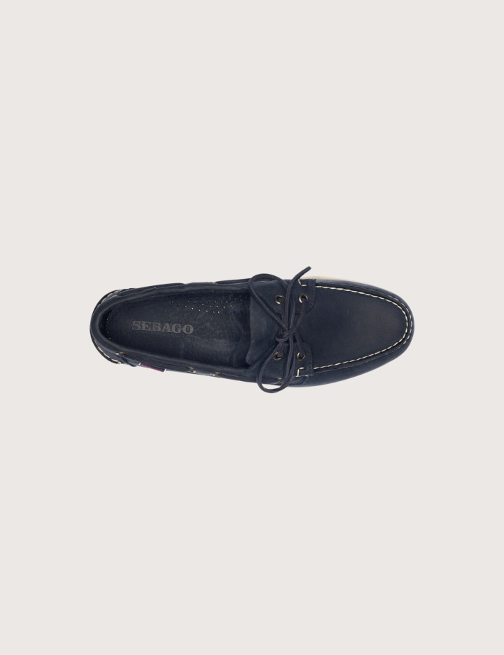 Sebago Chaussures Homme Docksides Portland Crazy H Marine - 5