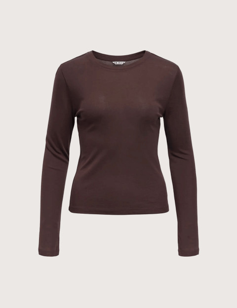OBJECT Haut Femme Manches Longues Alma Marron