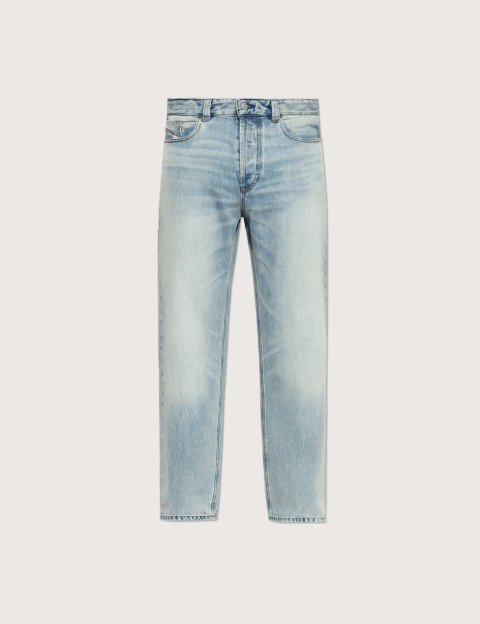 DIESEL Jean Homme Coupe Droite Gris D-Macs HDBF