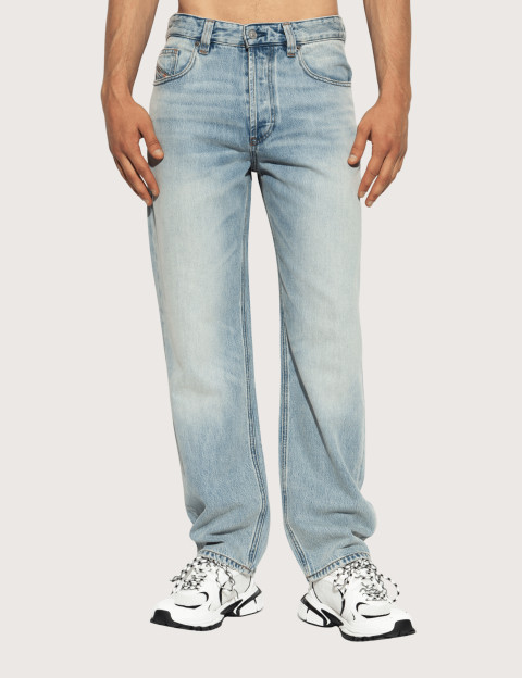 DIESEL Jean Homme Coupe Droite Gris D-Macs HDBF - 3
