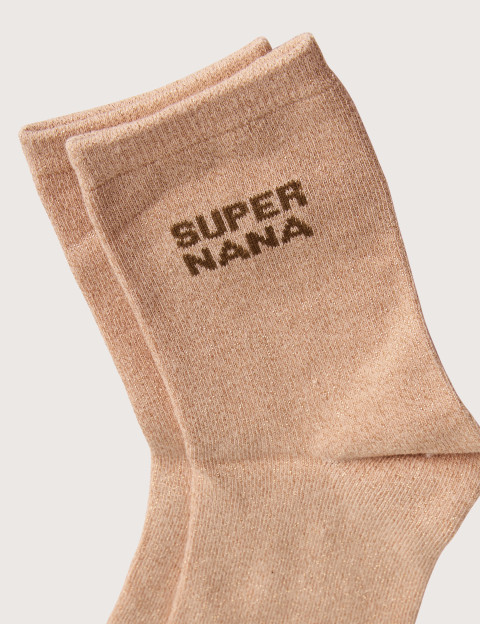 PIECES Chaussettes Longues Glitter Sebby Super Nana - 2