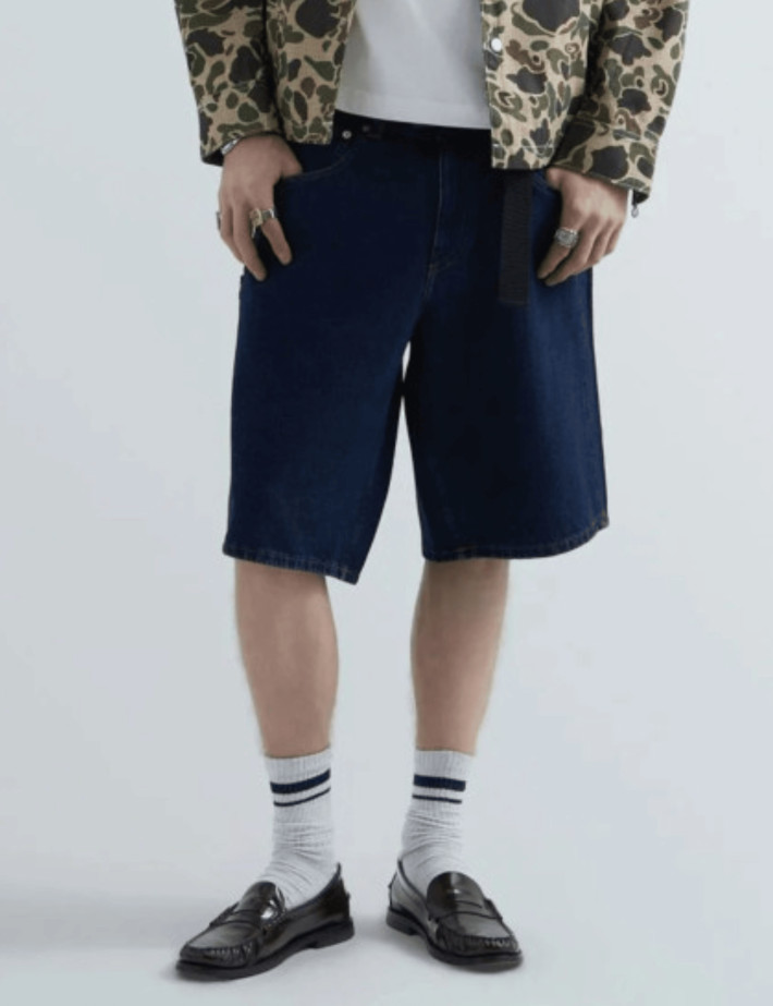 REPLAY Short Homme en Jean Noir - 6