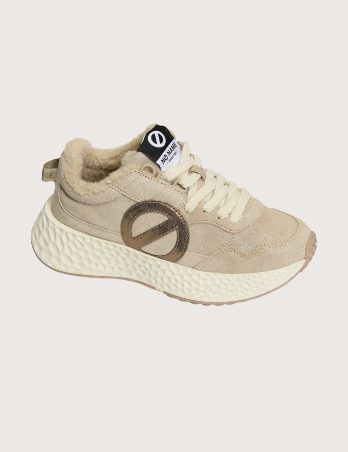 No Name Baskets Femme Carter Jogger Crystal Beige - 5