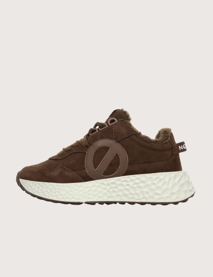 No Name Baskets Femme Carter Jogger Suède Marron - 3