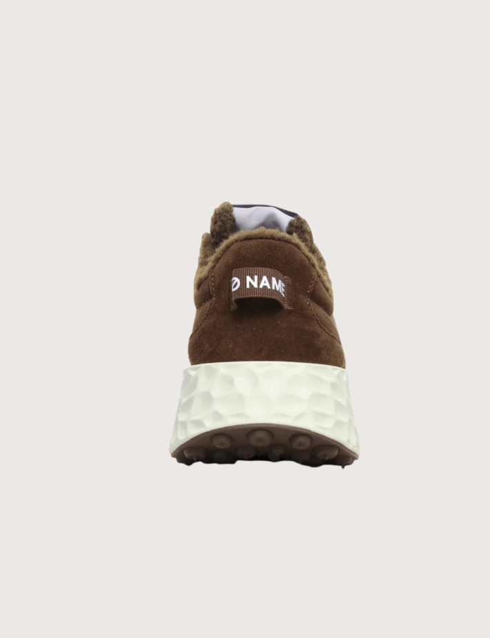 No Name Baskets Femme Carter Jogger Suède Marron - 6