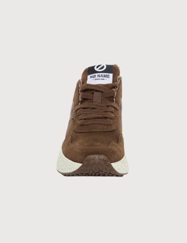 No Name Baskets Femme Carter Jogger Suède Marron - 7