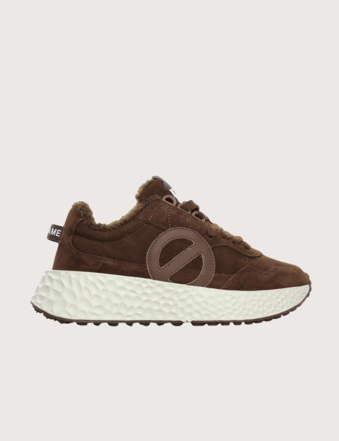 No Name Baskets Femme Carter Jogger Suède Marron