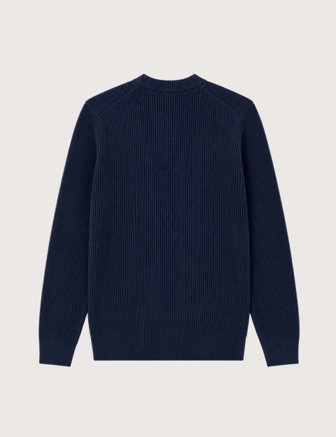 MOS MOSH Pull Homme Col Rond Gilbert Marine - 2