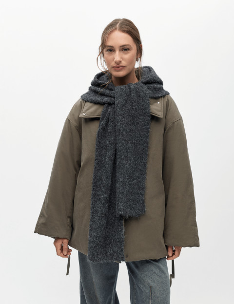 OBJECT Echarpe Cagoule Femme Milu Anthracite - 4