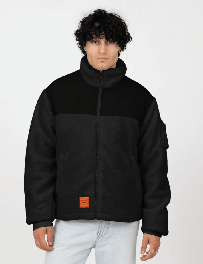 BOMBERS ORIGINALS Veste Homme Bi-Matière Moncton Noir - 4