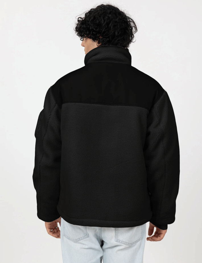 BOMBERS ORIGINALS Veste Homme Bi-Matière Moncton Noir - 5