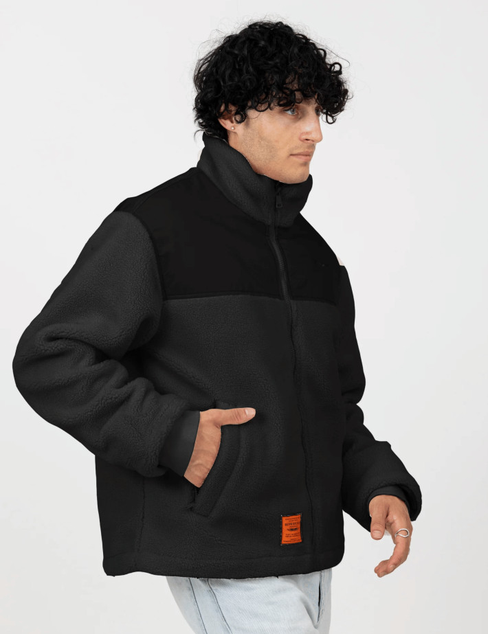 BOMBERS ORIGINALS Veste Homme Bi-Matière Moncton Noir - 7