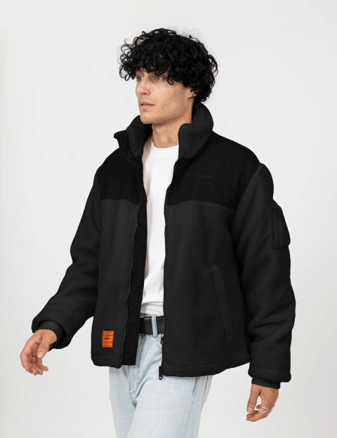 BOMBERS ORIGINALS Veste Homme Bi-Matière Moncton Noir - 8