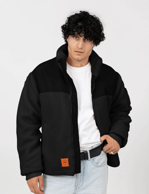 BOMBERS ORIGINALS Veste Homme Bi-Matière Moncton Noir - 9