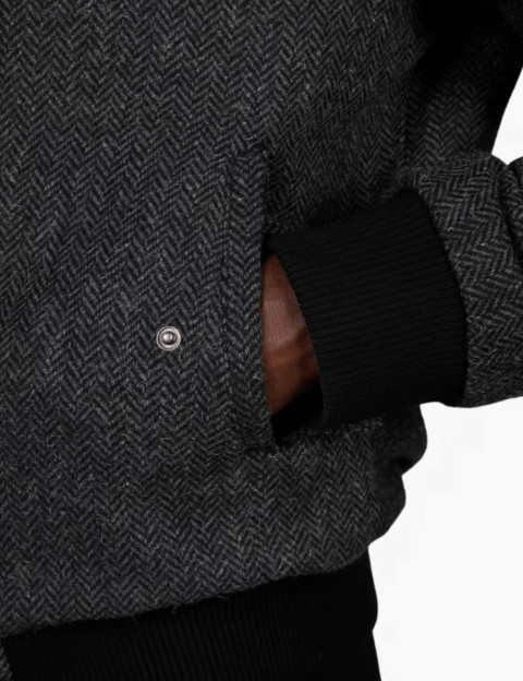 BOMBERS ORIGINALS Bombers en Laine Homme Rothfiled Noir - 2