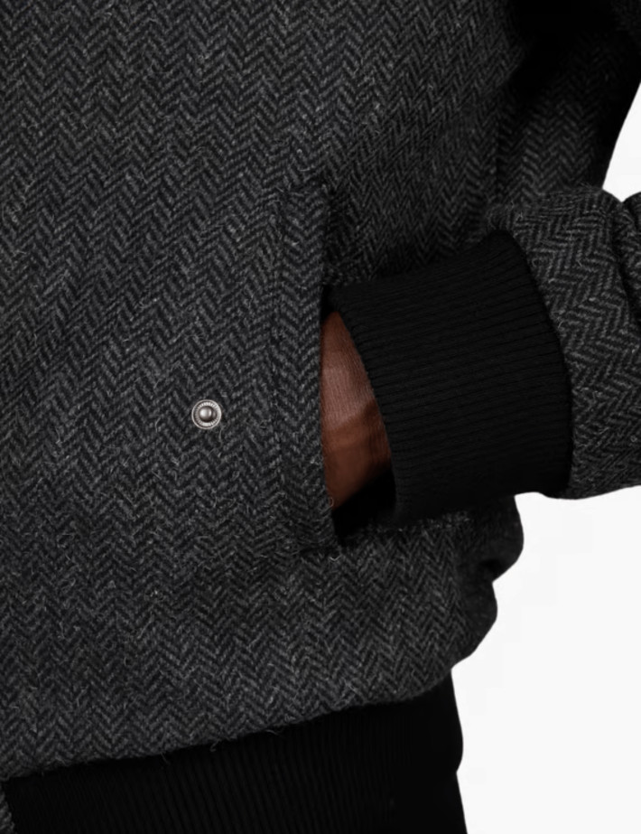 BOMBERS ORIGINALS Bombers en Laine Homme Rothfiled Noir - 2