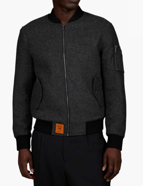 BOMBERS ORIGINALS Bombers en Laine Homme Rothfiled Noir - 4