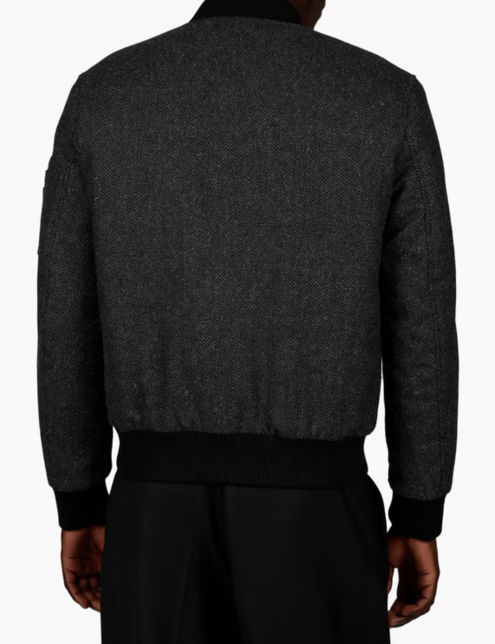 BOMBERS ORIGINALS Bombers en Laine Homme Rothfiled Noir - 5