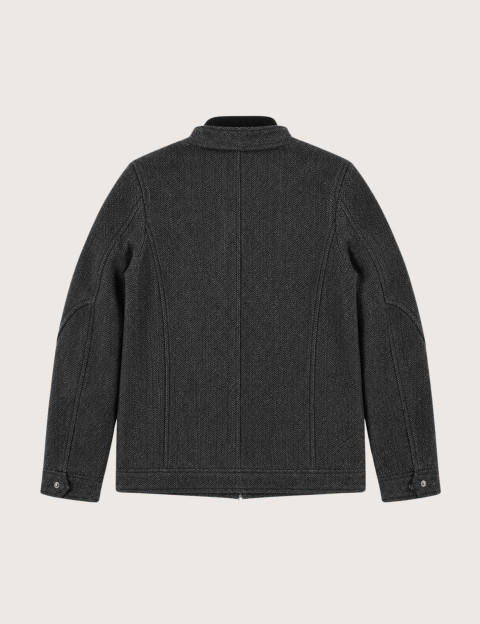 BOMBERS ORIGINALS Blouson Homme en Laine Northam Noir - 2