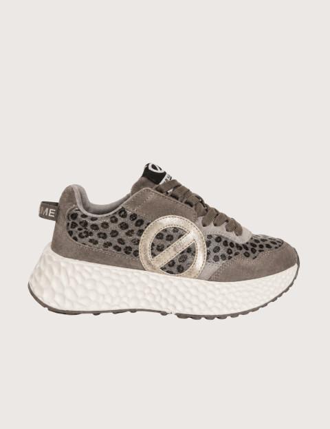 No Name Baskets Femme Carter Jogger Suède Anthracite