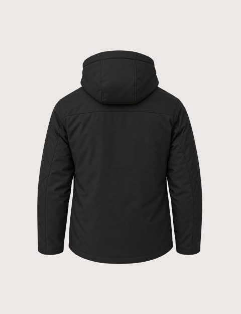 SEINSE Blouson Homme à Capuche Noir - 3