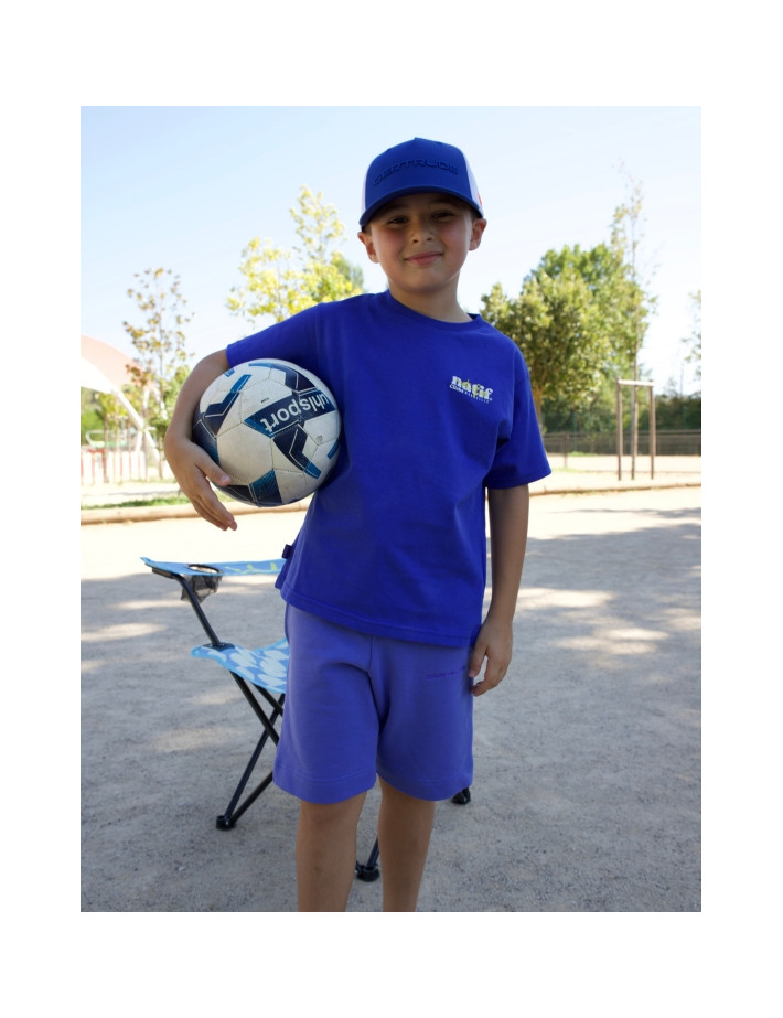 Natif T-Shirt Enfant Cliché Marseille Bleu - 7
